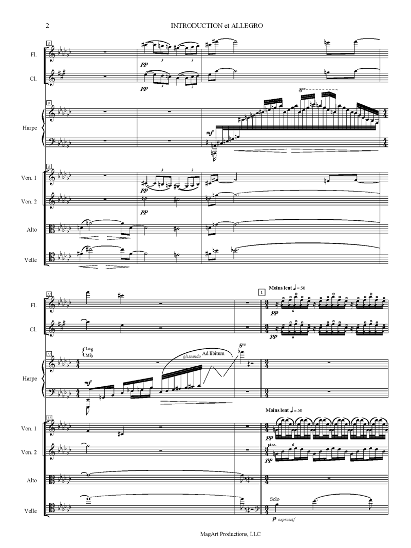 music copying and engraving- chamber ensemble